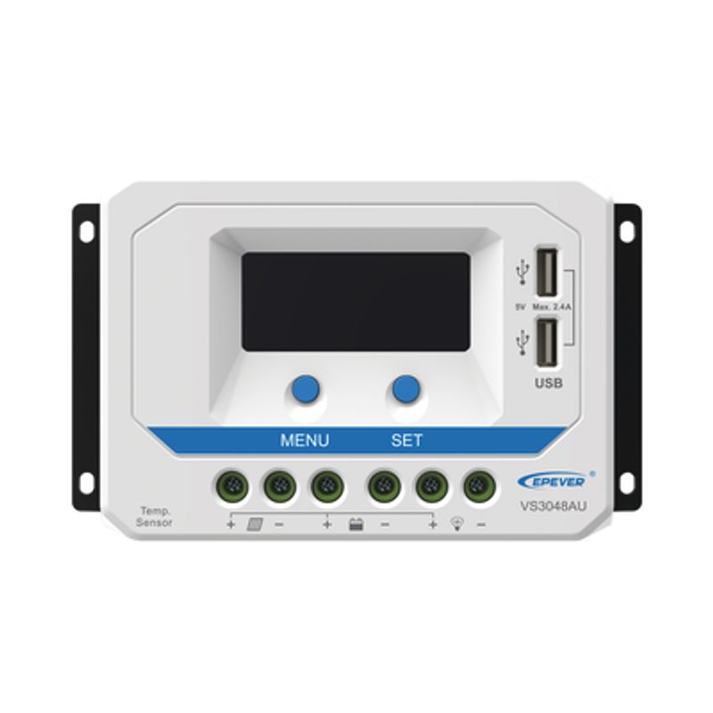 Controlador Solar De Carga Pwm 12/24/36/48 V 30 A Salida Usb Con Display Controlador Solar De Carga Pwm 12/24/36/48 V 30 A Salida Usb Con Display
