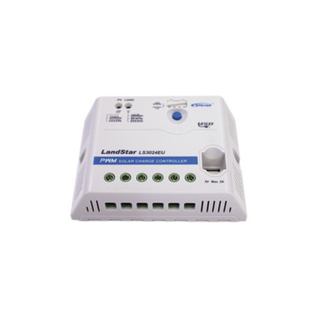 Controlador Solar Pwm 12/24 V 30 A Salida Usb Controlador Solar Pwm 12/24 V 30 A Salida Usb