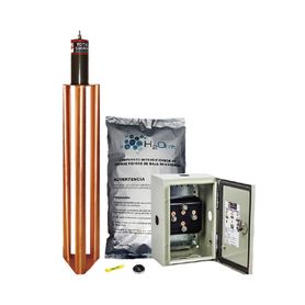 kit de puesta a tierra de 100 amperes con electrodo filtro acoplador y compuesto h2ohm75919