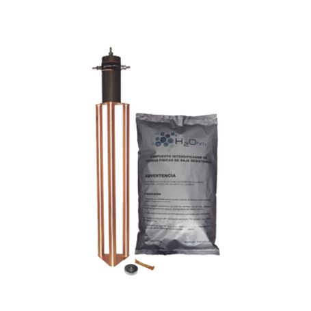 electrodo para corriente máxima de70 amp con filtro y compuesto h2ohm
