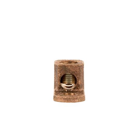 Terminal Tipo Lengüeta Recta De Cobre Cal. 8 A 1/0 Awg  Orificio Para Perno De 5/16 (7.9mm)