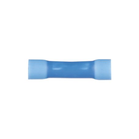 Conector De Empalme A Tope Para Cables De 16 A 14 Awg De Vinilo Aislado Color Azul Paquete De 50 Piezas