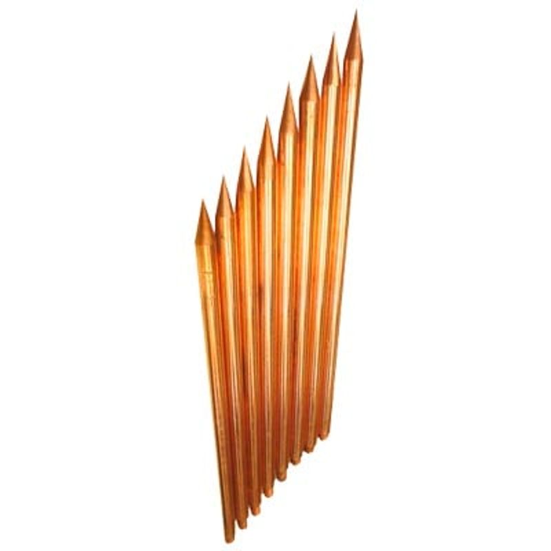 Varilla De Acero Con Recubrimiento De Cobre Diámetro 5/8 De 3 M De Largo