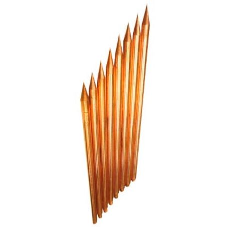 Varilla De Acero Con Recubrimiento De Cobre Diámetro 5/8 De 3 M De Largo