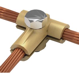 conector tipo t de latón para diametro 5070 mm2 cable 1020 awg