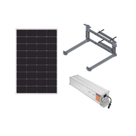 kit  solar para alimentar hasta 30w salida 1224 vcc  para alimentar camaras ptz y enlaces punto a punto panel solar 180w bateri