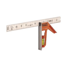 escuadra especial de 12 pulgadas con bordes de 45° y 90° y regla magnética ranura en v para diámetro de tubo conduit 217939