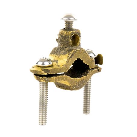 Conector Para Tubo De Hasta 1 1/4 A Cable Cal. 4 Awg. Ideal Para Aterrizaje De Torres Tz
