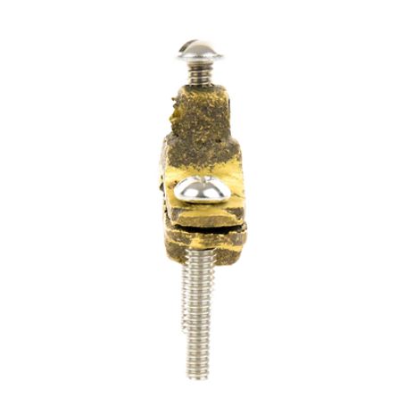 Conector Para Tubo De Hasta 1 1/4 A Cable Cal. 4 Awg. Ideal Para Aterrizaje De Torres Tz
