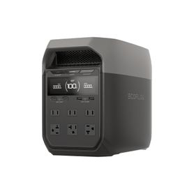 estación de energia portátil delta 3 1024wh litio lfp  6 ac 1800 w max 2200w  2 usbc 100w  capacidad para aumentar respaldo  ca