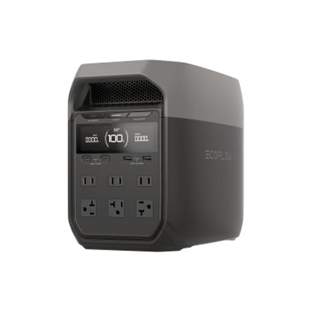 Estación De Energia Portátil Delta 3 1024wh Litio Lfp / 6 Ac 1800 W (max. 2200w) / 2 Usbc 100w / Capacidad Para Aumentar Respald