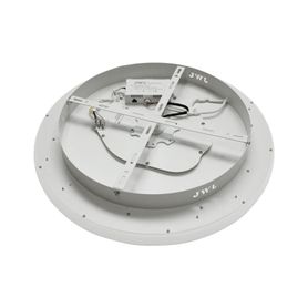 ventilador de techo con luminario led de 110 v ca 5060 hz   88 w  3 tonos de luz 6500  4 000  2 700 k  diámetro 500 mm  6 veloc