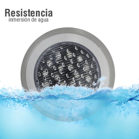 Luminario Sumergible Rgb / 18w / 2340 Lm / Ip68 / Ø290mm X 62mm / Uso Exterior / Transformador Jpy50