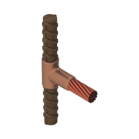 molde para soldadura exotemica para cable horizontal cal 20 a varilla corrugada vertical de 58