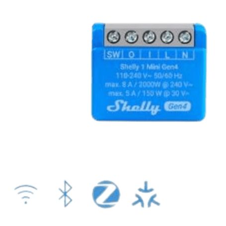 mini interruptor inteligente con wifi 24 contacto seco 1 canal 8a 110 240v compatible con asistentes de voz