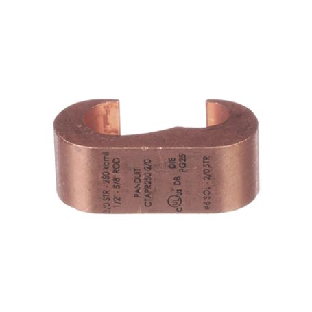 conector de compresión a tierra de cobre panduit ctapr202l 1pz237117