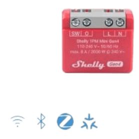 mini interruptor inteligente wifi 24  medición de consumo 1 canal 8a 110240  compatible con asistentes de voz