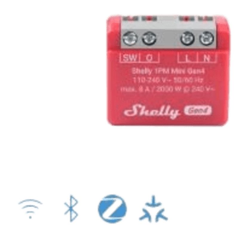 Mini Interruptor Inteligente Wifi 2.4 / Medición De Consumo /1 Canal 8a 110240 / Compatible Con Asistentes De Voz
