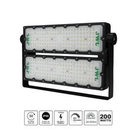 reflector led 200 w 350 x 250 mm  85  265 vca 5060hz  tcc 6 500 k  uso en exterior 235041