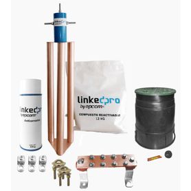 kit de puesta a tierra linkedpro para protección de hasta 200 amp