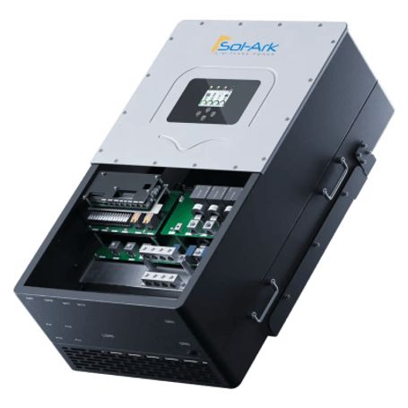 Inversor Hibrido Interactivo Solark 60 Kw 480 Vcc 3 Fases.   Wifi Incluido Ip65 Entrada De Baterias A 160800 Vcc