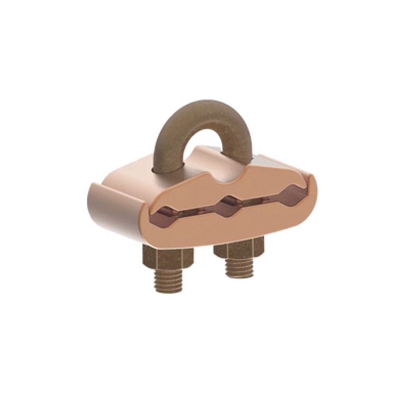 Conector Mecánico Para 3 Cables Para Calibre  4 Awg   2/0 Awg  A Tuberia De 3/8 O Varilla 5/8  3/4 Perno 3/8.