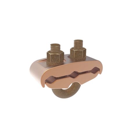 Conector Mecánico Para 3 Cables Para Calibre  4 Awg   2/0 Awg  A Tuberia De 3/8 O Varilla 5/8  3/4 Perno 3/8.