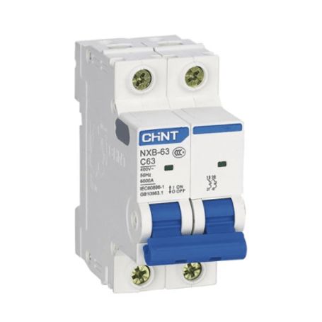 pastilla para riel din 2 polos 40 amp vca110415v 10ka catálogo nxb632pc40 serie nxb63