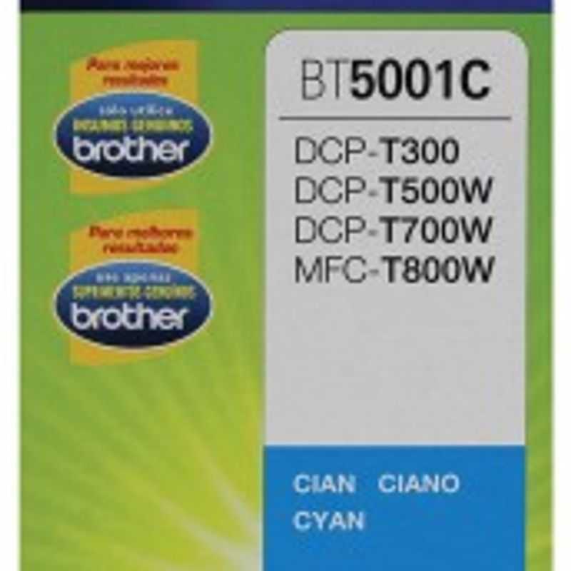 Botella de Tinta Brother BT5001C Cyan TL1 