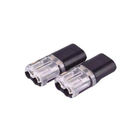 Bolsa Con 25 Conectores / Enchufables / Para 2 Cables / Compatibles En Calibre 22 Al 18 Awg 