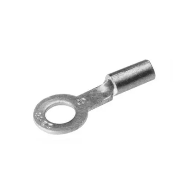 Zapata Terminal De Ojillo  Para Tornillo 1/4 In (6 Mm) Y Cable Calibre 1614 Awg.