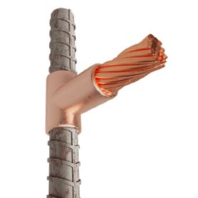 molde para soldadura exotemica para cable horizontal cal 40 a varilla corrugada vertical de 12