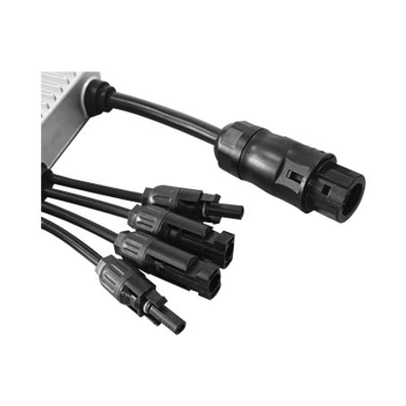 Microinversor 1500 W Para Interconexión A Red Eléctrica 220v  Ip67 Con Cable Troncal Incluido Para 4 Modulos De Hasta 470 W