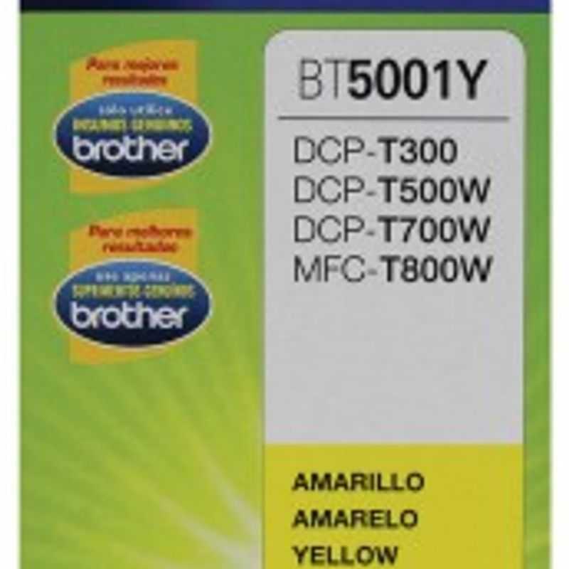 Botella de Tinta Brother BT5001Y Amarillo TL1 
