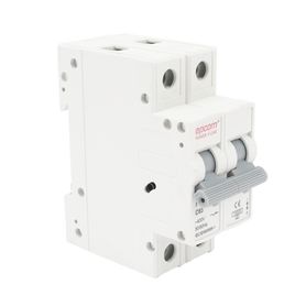 protección térmica interruptor 2p 63 a  corriente alterna  400 vca para aplicación fotovoltaica montaje riel din