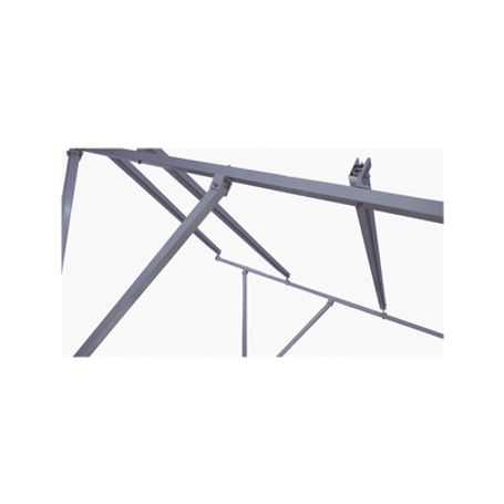 Montaje Para Panel Solar Riel 3 De 2200mm Para Módulos Con Espesor De 40mm Velocidad De Viento Máx. 151km/h