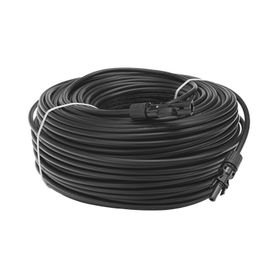 cable fotovoltaico 100 m negro calibre 10 awg con terminales mc4 en ambos extremos198245