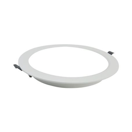 spot redondo empotrable  30 cm  luz fria  110 v  24 w  2040 lúmenes  25000 hrs  ángulo de apertura 120°  ip20201205