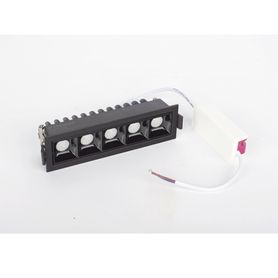 reflector empotrable  luz fria   110 v  10 w  750 lúmenes  50000 hrs  ip20201199