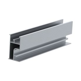riel 3 para montaje de módulos fotovoltaicos de aluminio anodizado 2200mm