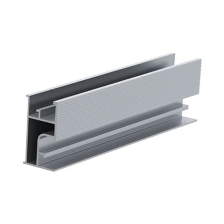 Riel 3 Para Montaje De Módulos Fotovoltaicos De Aluminio Anodizado 2200mm.