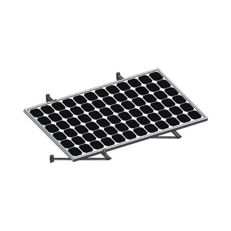 Montaje Para Módulos Solares En Muro Con Espesor De 3540mm Riel 1400mm