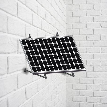 Montaje Para Módulos Solares En Muro Con Espesor De 3540mm Riel 1400mm