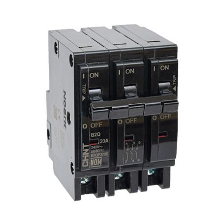 Mcb  Interruptor Termomagnético Enchufable Serie B2q 3p 50a 240v (sku1002301)