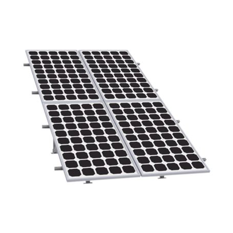 montaje para panel solar riel de 2200mm para módulos con espesor de 35mm velocidad de viento máx 136kmh193439