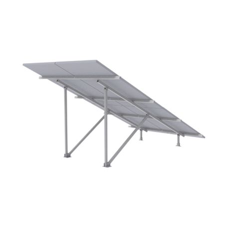 Montaje Para Panel Solar Riel De 2200mm Para Módulos Con Espesor De 35mm Velocidad De Viento Máx. 136km/h