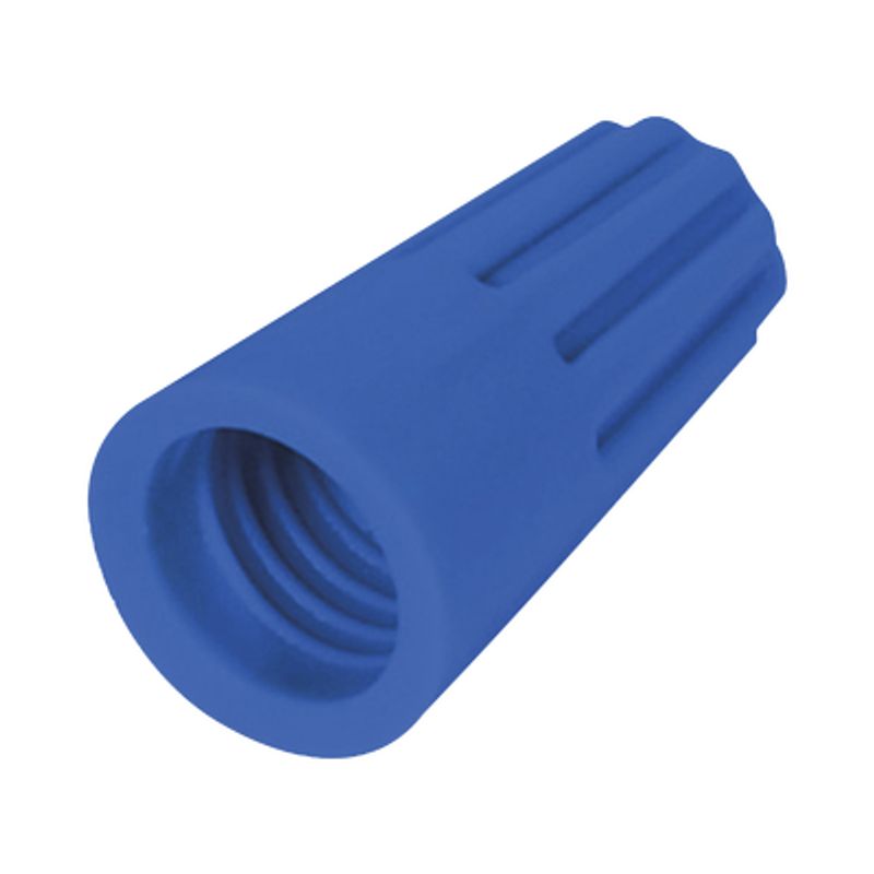 Capuchón Roscable / 14 Awg / Azúl / Paquete De 25 Piezas.