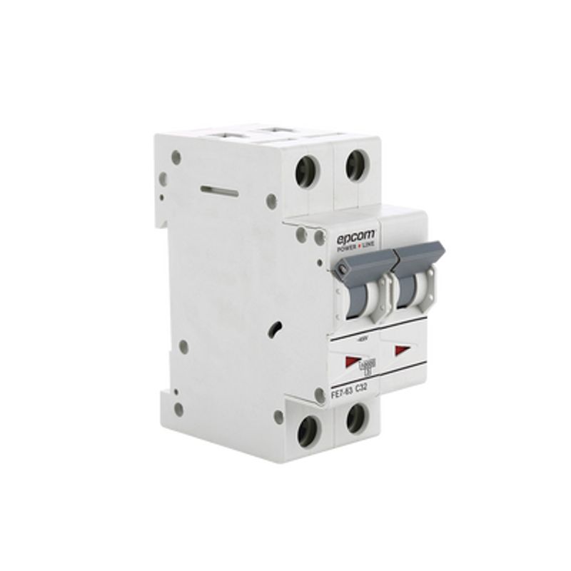 Protección Térmica/ Interruptor 2p 32a  Corriente Alterna  400 V Ca Para Aplicación Fotovoltaica Montaje Riel Din