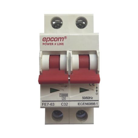 Protección Térmica/ Interruptor 2p 32a  Corriente Alterna  400 V Ca Para Aplicación Fotovoltaica Montaje Riel Din