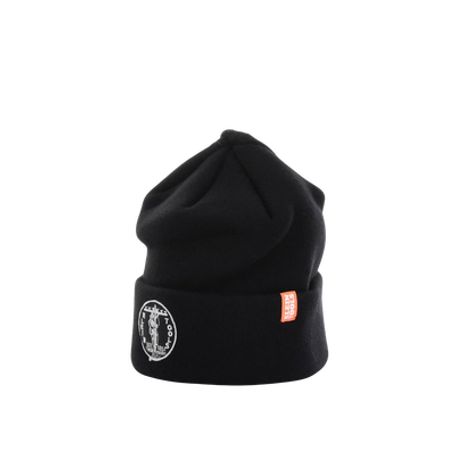 Gorro Negro De Tejido Grueso Para Instaladores Con Logo Klein Tools Vintage.